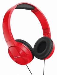 Наушники мониторные Pioneer SE-MJ503-R 1.2м красный проводные оголовье