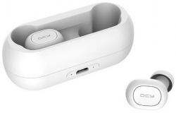 Гарнитура вкладыши QCY T1C белый bluetooth