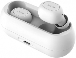 Гарнитура вкладыши QCY T1C белый bluetooth
