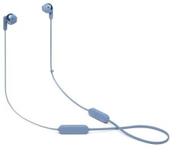 Гарнитура вкладыши JBL T215BTC белый беспроводные bluetooth шейный обод (JBLT215BTBLU)