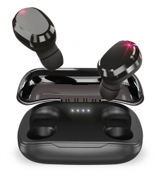 Гарнитура вкладыши Hiper TWS Burst черный беспроводные bluetooth в ушной раковине (HTW-HDX6)