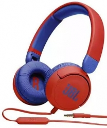 Гарнитура накладные JBL JR 310 1м красный/синий проводные оголовье (JBLJR310RED)