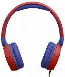 Гарнитура накладные JBL JR 310 1м красный/синий проводные оголовье (JBLJR310RED)