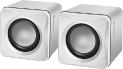 Колонки Defender SPK 33 2.0 белый 5Вт портативные