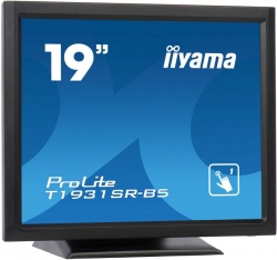 Монитор Iiyama 19 T1931SR-B5 черный TN LED 5ms 5:4 HDMI M/M матовая 1000:1 250cd 170гр/160гр 1280x1024 D-Sub DisplayPort HD READY Touch 6.6кг