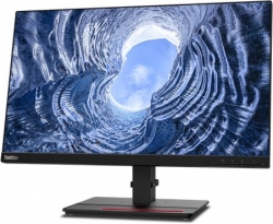 Монитор Lenovo 23.8 ThinkVision T24i-20 черный IPS 4ms 16:9 HDMI матовая HAS Pivot 1000:1 250cd 178гр/178гр 1920x1080 D-Sub DisplayPort FHD USB 5.9