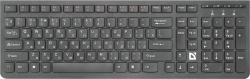 Клавиатура Defender UltraMate SM-535 черный USB беспроводная slim Multimedia