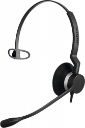 Наушники с микрофоном Jabra BIZ 2300 Mono черный 2.35м накладные USB оголовье (2393-823-109)