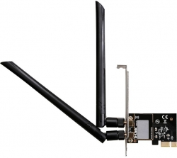 Сетевой адаптер WiFi D-Link DWA-582 DWA-582/RU/10/B1A AC1200 PCI Express (ант.внеш.съем) 2ант. (упак.:10шт)
