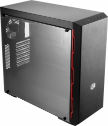 Корпус Cooler Master MasterBox MB600L without ODD черный/красный без БП ATX 3x120mm 2x140mm 2xUSB3.0 audio bott PSU