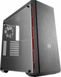 Корпус Cooler Master MasterBox MB600L without ODD черный/красный без БП ATX 3x120mm 2x140mm 2xUSB3.0 audio bott PSU