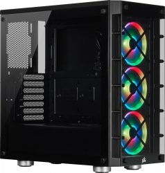 Корпус Corsair iCUE 465X RGB черный без БП ATX 3x120mm 1x140mm 2xUSB3.0 audio bott PSU
