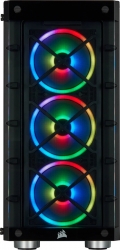Корпус Corsair iCUE 465X RGB черный без БП ATX 3x120mm 1x140mm 2xUSB3.0 audio bott PSU
