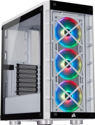 Корпус Corsair iCUE 465X RGB белый без БП ATX 3x120mm 1x140mm 2xUSB3.0 audio bott PSU