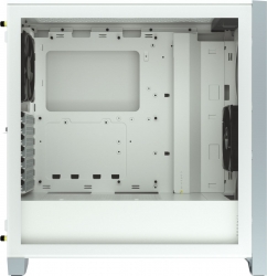 Корпус Corsair 4000D Tempered Glass белый без БП ATX 3x120mm 1x140mm 2xUSB3.0 audio bott PSU