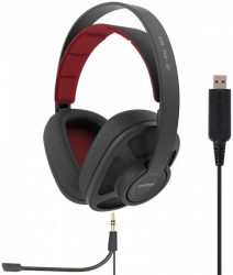 Наушники с микрофоном Koss GMR-540-ISO черный 2.4м накладные USB оголовье 15119850