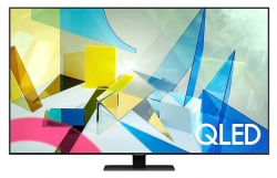 Телевизор QLED Samsung QE55Q80TAUXRU Q серый