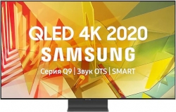 Телевизор QLED Samsung QE65Q90TAUXRU Q черный