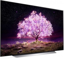 Телевизор OLED LG 78 OLED77C1RLA черный/Ultra HD/50Hz/DVB-T2/DVB-C/DVB-S2/USB/WiFi/Smart TV RUS