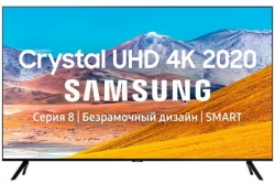 Телевизор LED Samsung 85 UE85TU8000UXRU 8 черный/Ultra HD/50Hz/DVB-T2/DVB-C/DVB-S2/USB/WiFi/Smart TV RUS