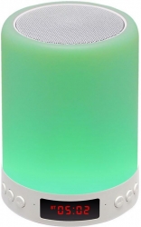 Колонка порт. Ginzzu GM-893W белый 5W 1.0 BT/3.5Jack 1800mAh (00-00001170)