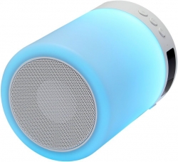 Колонка порт. Ginzzu GM-893W белый 5W 1.0 BT/3.5Jack 1800mAh (00-00001170)