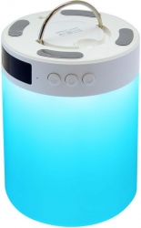 Колонка порт. Ginzzu GM-893W белый 5W 1.0 BT/3.5Jack 1800mAh (00-00001170)