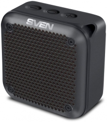 Колонка порт. Sven PS-88 черный 7W 1.0 BT/3.5Jack 10м 1500mAh (SV-018474)