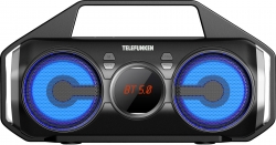 Колонка порт. Telefunken TF-PS1261B черный 24W 2.0 BT/3.5Jack/USB 3000mAh (TF-PS1261B(ЧЕРНЫЙ))