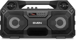 Колонка порт. Sven PS-520 черный 36W 2.0 BT/3.5Jack/USB 4000mAh (SV-019099)