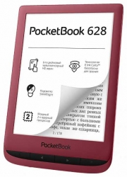 Электронная книга PocketBook 628 6 E-Ink Carta 1024x758 Touch Screen 1Ghz 512Mb/8Gb/microSDHC/подсветка дисплея красный