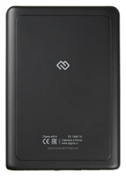 Электронная книга Digma E654 6 E-Ink Carta 800x600 600MHz/4Gb/microSDHC графит