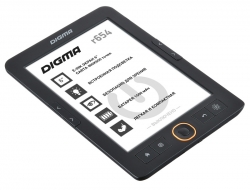 Электронная книга Digma R654 6 E-Ink Carta 800x600 600MHz/4Gb/microSDHC/подсветка дисплея графит
