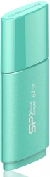 Флеш Диск Silicon Power 64Gb Ultima U06 SP064GBUF2U06V1B USB2.0 зеленый