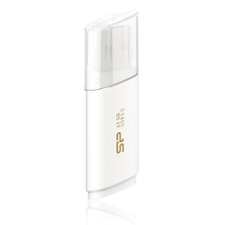 Флеш Диск Silicon Power 64Gb Blaze B06 SP064GBUF3B06V1W USB3.0 белый