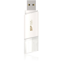 Флеш Диск Silicon Power 64Gb Blaze B06 SP064GBUF3B06V1W USB3.0 белый