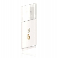 Флеш Диск Silicon Power 64Gb Blaze B06 SP064GBUF3B06V1W USB3.0 белый
