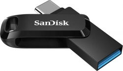Флеш Диск Sandisk 256Gb Ultra Dual Drive Go SDDDC3-256G-G46 USB3.1 черный