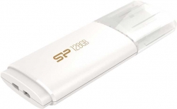 Флеш Диск Silicon Power 128Gb Blaze B06 SP128GBUF3B06V1W USB3.0 белый