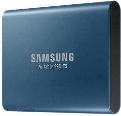 Жесткий диск SSD Samsung USB-C 500Gb MU-PA500B/WW T5 1.8 синий