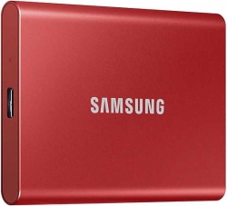 Жесткий диск SSD Samsung USB-C 2Tb MU-PC2T0R/WW T7 1.8 красный