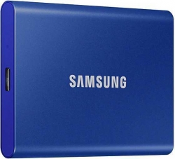 Жесткий диск SSD Samsung USB-C 2Tb MU-PC2T0H/WW T7 1.8 синий