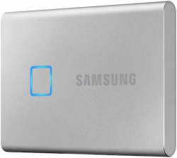 Жесткий диск SSD Samsung USB-C 1Tb MU-PC1T0S/WW T7 Touch  серый