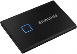Жесткий диск SSD Samsung USB-C 2Tb MU-PC2T0K/WW T7 Touch 1.8 черный