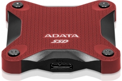 Жесткий диск SSD A-Data USB 3.0 240Gb ASD600Q-240GU31-CRD SD600Q 1.8 красный