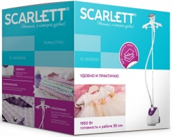 Отпариватель напольный Scarlett SC-GS130S03 фиолетовый/белый