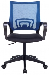 Кресло Бюрократ CH-695NLT синий TW-05 сиденье черный TW-11 сетка/ткань крестовина пластик
