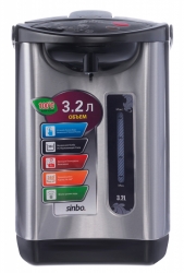 Термопот Sinbo SK 7380 3.2л. 730Вт черный/серебристый