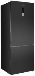 Холодильник Maunfeld MFF1857NFSB черный