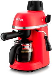 Кофеварка капельная Kitfort КТ-760-1 красный/черный